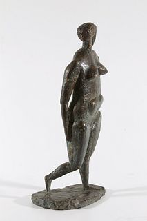 HANS KNESL  (Bad Pirawarth 1905 - 1971 Vienna)  Striding woman, 1955 