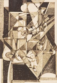 OTTO ERICH WAGNER  (Klepacov 1895 - 1979 Vienna)  Kinetic Composition 