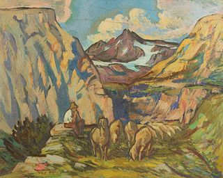 HANNS LETZ  (Vienna 1908 - 1983 Vienna)  Shepherd, 1954 