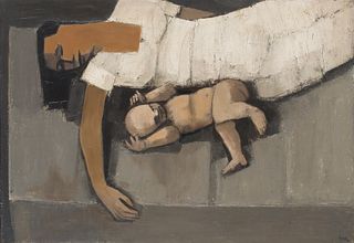 BER MENGELS  (Heerlen 1921 - 1995 The Hague)  Mother and Child, 1967 