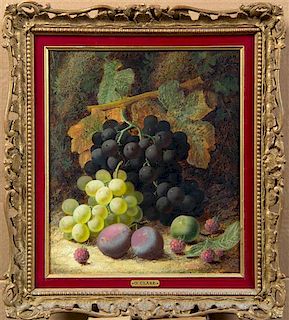 * Oliver Clare, (British, 1853-1927), Fruit Still Life