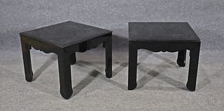 PAIR HOLLYWOOD REGENCY STYLE END TABLES