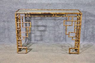 FAUX BAMBOO CONSOLE