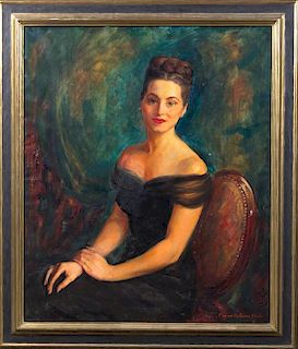 Marian Williams Steele, (American, 1912-2001), Portrait of a Lady