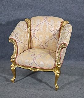 FRENCH UPHOLSTERED BERGERE