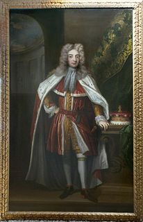 PORTRAIT OF EDWARD WARD BARON OF DUDLEY OIL PAINTING