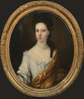 PORTRAIT MARIE ADELAIDE OF SAVOY OIL PAINTING