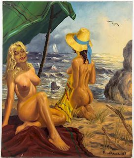 Fred Arendt, (German, b. 1928), Catching Some Rays