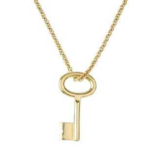 POMELLATO - a key pendant and chain. Designed as a key pendant, suspended from a belcher-link chain.