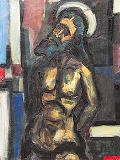 * Style of Georges Rouault, (20th century), Christ