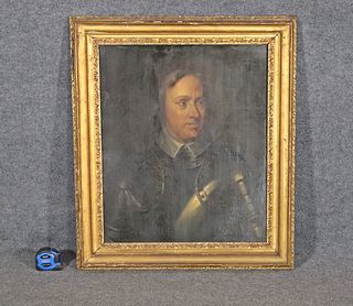 18TH C PORTRAIT OF OLIVER CROMWELL