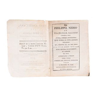 Abad, Diego José - Díaz de Gamarra y Dávalos, Juan Benito. Musa Americana seu de Deo Carmina. Gadibus, 1769. 1era edición.