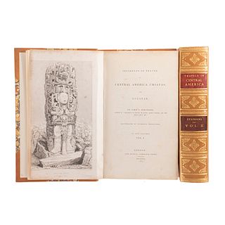 Stephens, John L. Incidents of Travel in Central America, Chiapas and Yucatán. London: John Murray, 1841. Ilustrados Piezas: 2.