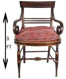 Antique 19th C. American Sheraton Style Chair