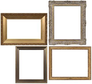 Four Gilt and Painted Wood and Composition Frames