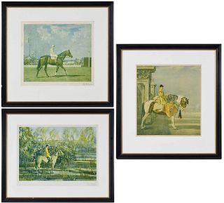 Three Alfred James Munnings Lithographs