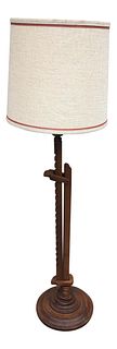 Ratcheting Floor Lamp w/Shade by Frances Elkins
