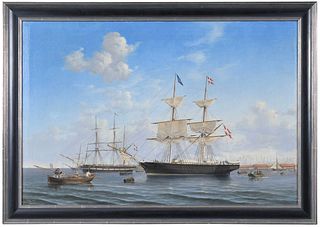 Carl Ludwig Bille Maritime Painting