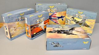 Corgi Aviation Archive Military Air Power 9 assorted boxed sets including The Hawker and a Boeing Ch