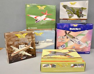 Corgi Aviation Archive six assorted models of aeroplanes various series and scales - all boxed