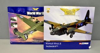 Corgi Aviation Archive World War II Vickers Wellington AA34802 and Sky Witch AA34004, both scale 1:7