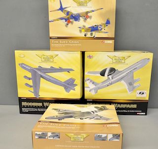 Corgi Aviation Archive Modern Warfare Collection x2 and the Suez Crisis x2 - all boxed (four in tota