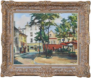 French School Painting Signed "Bailly"