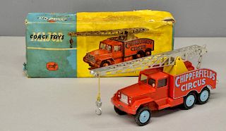 Corgi Major Toys 1121, Chipperfield's Circus Crane Truck, in original box,