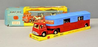 Corgi Major Toys 1130, Chipperfield's Circus Horse Transporter with horses, with all six horses, ori
