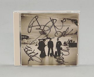 U2 All That You Can't Leave Behind, CD album signed by all four in black marker including Bono