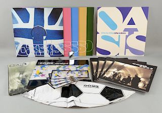 Oasis Heathen Chemistry promo set, double vinyl sealed album, four 12Ë Vinyl one sided promo singles