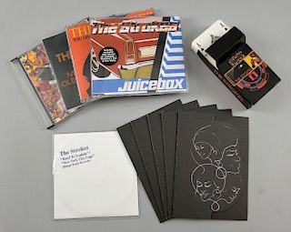 The Strokes, Four Alexandra Palace Aftershow party invites for Sat 6th Dec 2003, Promotional pack of