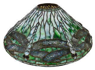 Tiffany Studios Leaded Glass "Dragon Fly" Lamp Shade