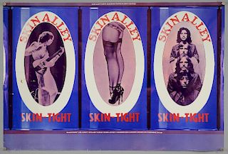 Four LP promo posters 1972-75, including Skin Alley, Chris Farlowe, Sutherland Brothers (on Island R