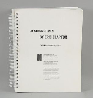 Eric Clapton Six String Stories, preview copy by Genesis Publications, 2012.