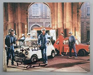 Michael Caine, actor & star of The Italian Job, a signed promotional photograph, 10 x 8 inches.Prove