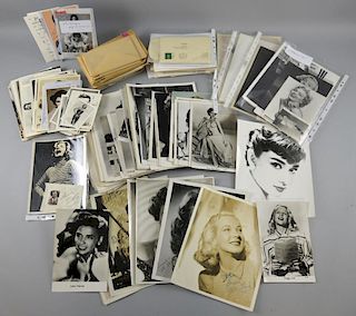Entertainment - Vintage postcard & photographs, some signed including Gloria Nord, Andra McLaughlin,