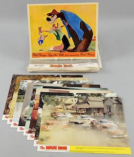 7 Movie Walt Disney Front of House sets Mary Poppins, Peter Pan, Song of The South, The Jungle Book,