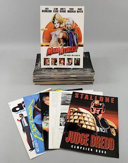 90+ Synopsis / campaign books, films including Reservoir Dogs, Judge Dredd, Mars Attacks!, Highlande