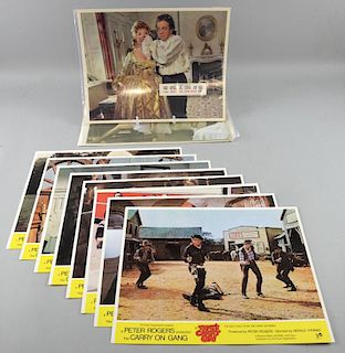 Four Carry On full sets of Lobby Cards including Carry On Girls, Follow The Camel, Don't Lose Your H