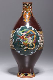 Japanese Honda Meiji Cloisonne Vase