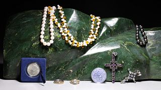 Group of Assorted Jewelry & Coin
