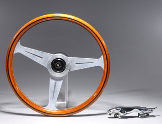 Jaguar Steering Wheel & Hood Ornament