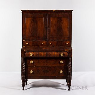 Classical Mahogany and Mahogany-veneer Desk