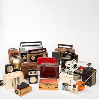 Twenty-four Mid-century Radios