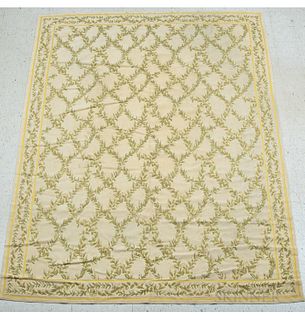 Stark Modern Hand-loomed Aubusson-style Carpet