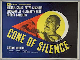 Cone Of Silence (Trouble In The Sky) (1960) British Quad film poster, starring Peter Cushing, Britis