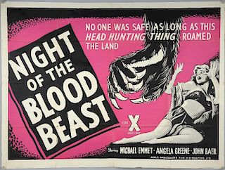 12 British Quad film posters including The Big Show, Tarzan & The Jungle Boy, Night Watch, Devils of
