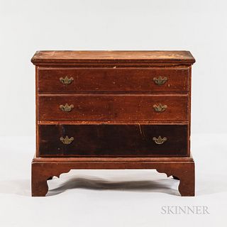 Federal Pine Chest Over Drawer