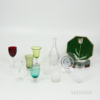 Group of Glassware and Other Glass Tableware